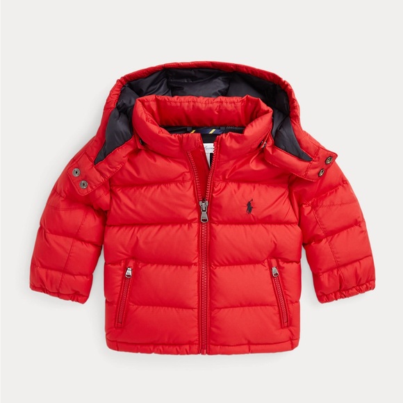Polo Boys' Ripstop Hooded Down Jacket - Baby - Picture 1 of 6